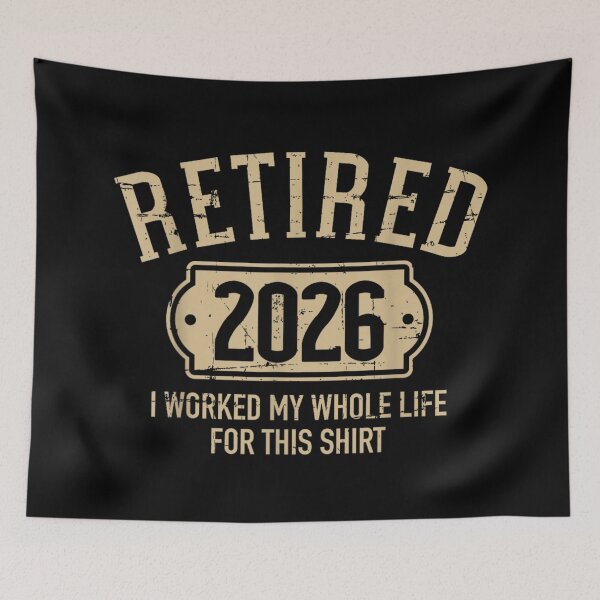 Item preview, Retired 2026 I Worked My Whole Life For This Shirt Vintage designed and sold by TrevorCantela.