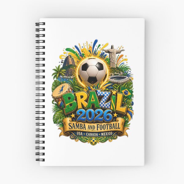 Item preview, Brazil 2026 Soccer Samba Football Design designed and sold by LuisWorks.