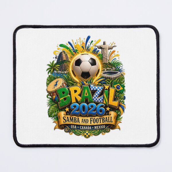 Item preview, Brazil 2026 Soccer Samba Football Design designed and sold by LuisWorks.