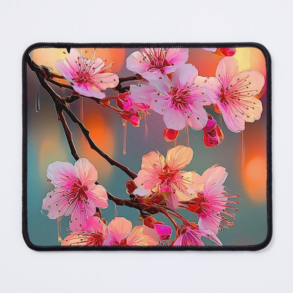 Item preview, Cherry Blossom Branch Print | Pink Floral Spring Nature Art designed and sold by JPrintsInc.