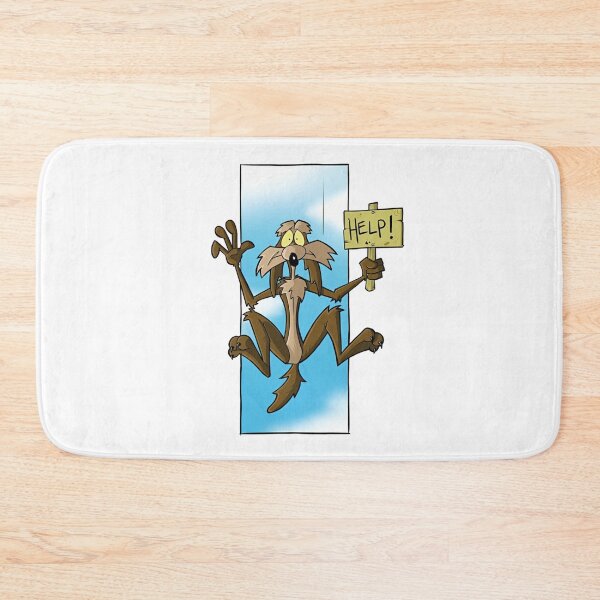 Item preview, Wile E. Coyote Stuck Help Sign Cartoon designed and sold by Moonpaw-Whimsy.