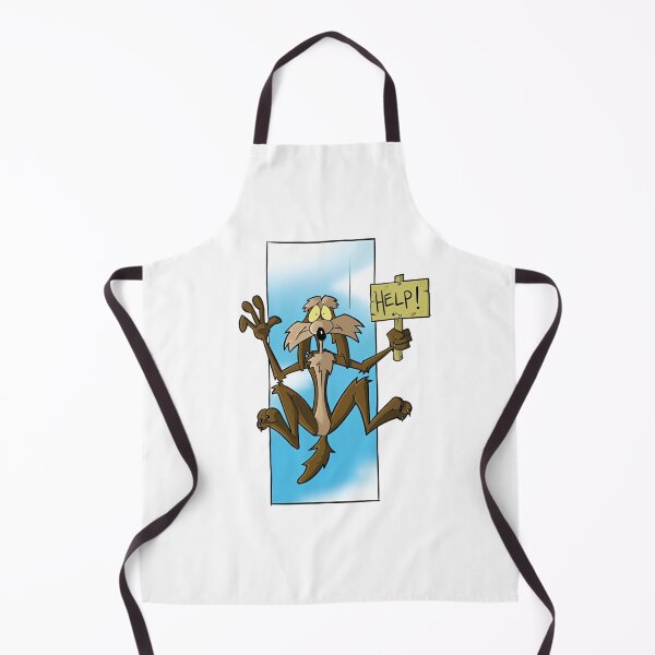 Item preview, Wile E. Coyote Stuck Help Sign Cartoon designed and sold by Moonpaw-Whimsy.
