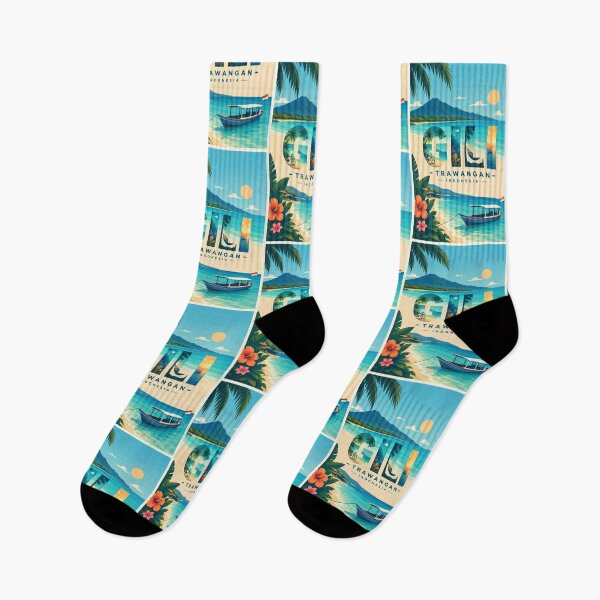 Item preview, Gili Trawangan Lombok Coastline and Island Waters Indonesia designed and sold by StampMyPassport.
