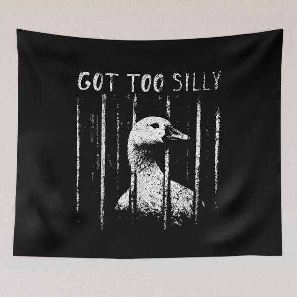 Item preview, Got Too Silly Silly Goose In Prison Bar Vintage Aesthetic Design designed and sold by DonnaLoly.