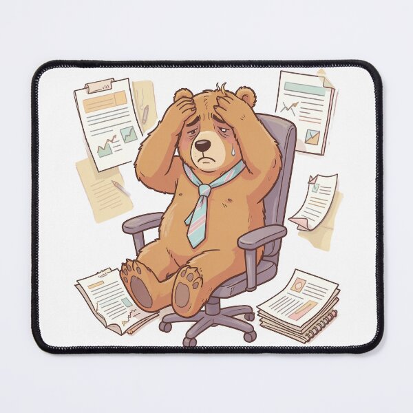 Item preview, Burn Out Sticker Bear  designed and sold by SoftAuraStudi0.