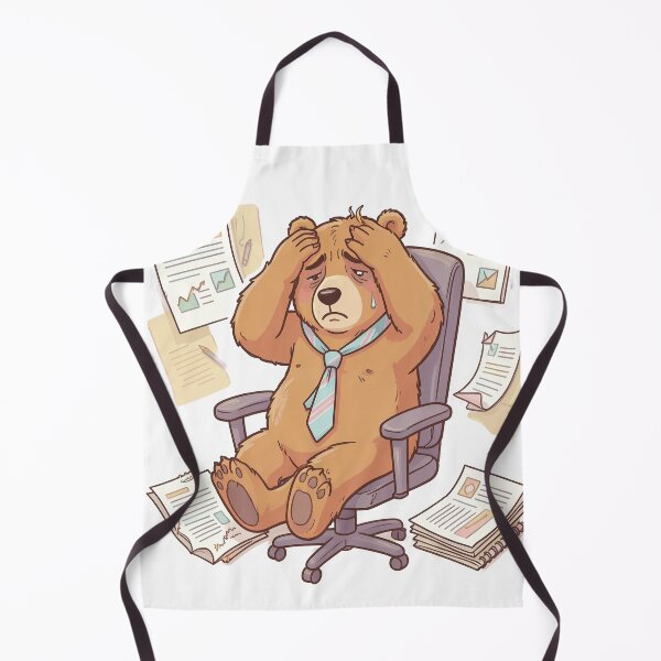 Item preview, Burn Out Sticker Bear designed and sold by SoftAuraStudi0.
