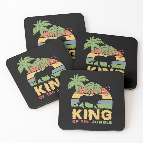 Item preview, King of the Jungle Retro Lion Sunset Design designed and sold by marke770.