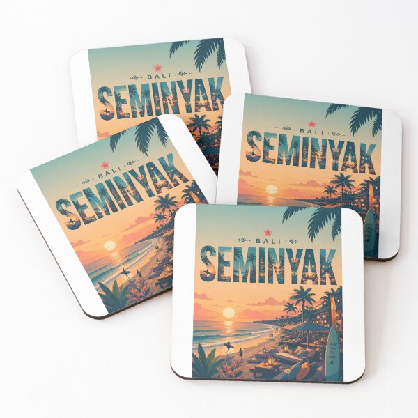 Item preview, Seminyak Bali Beachfront and Sunset Coast Indonesia designed and sold by StampMyPassport.