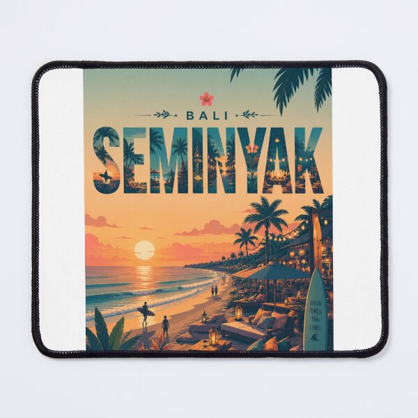 Item preview, Seminyak Bali Beachfront and Sunset Coast Indonesia designed and sold by StampMyPassport.