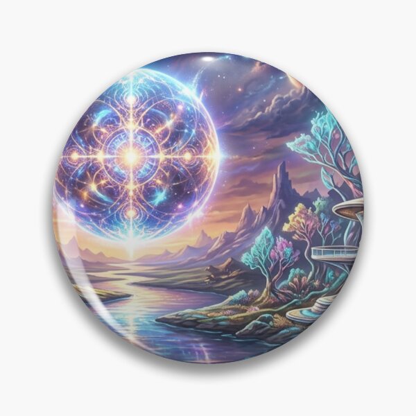 Item preview, Floating sphere above dream world designed and sold by Sigtrix.
