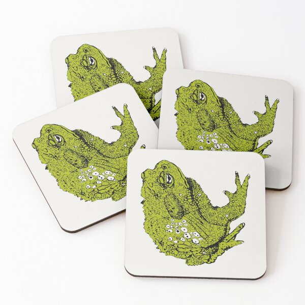 Item preview, Toad - BG (#F0EEE9) and C1 (#A9B80C) designed and sold by The Stippler Process.