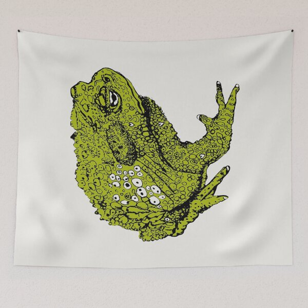 Item preview, Toad - BG (#F0EEE9) and C1 (#A9B80C) designed and sold by The Stippler Process.