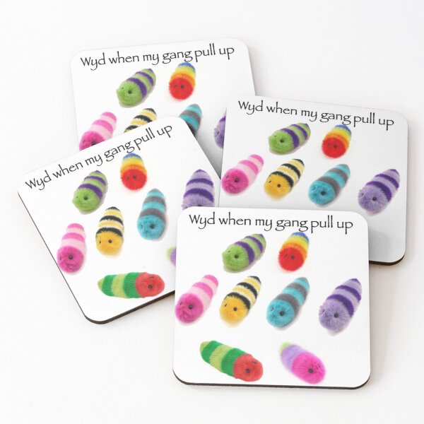 Item preview, wyd when my gang pull up caterpillar meme designed and sold by CatsCritterDesigns .