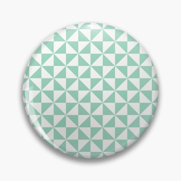 Item preview, White And Mint Pinwheel Pattern designed and sold by pattern-archive.