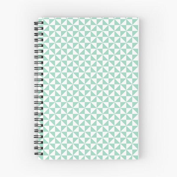 Item preview, White And Mint Pinwheel Pattern designed and sold by pattern-archive.