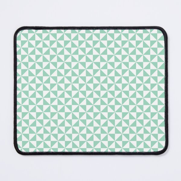Item preview, White And Mint Pinwheel Pattern designed and sold by pattern-archive.