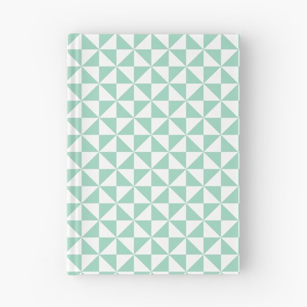 Item preview, White And Mint Pinwheel Pattern designed and sold by pattern-archive.