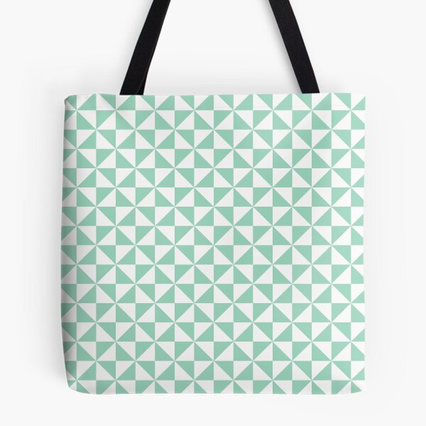 Item preview, White And Mint Pinwheel Pattern designed and sold by pattern-archive.