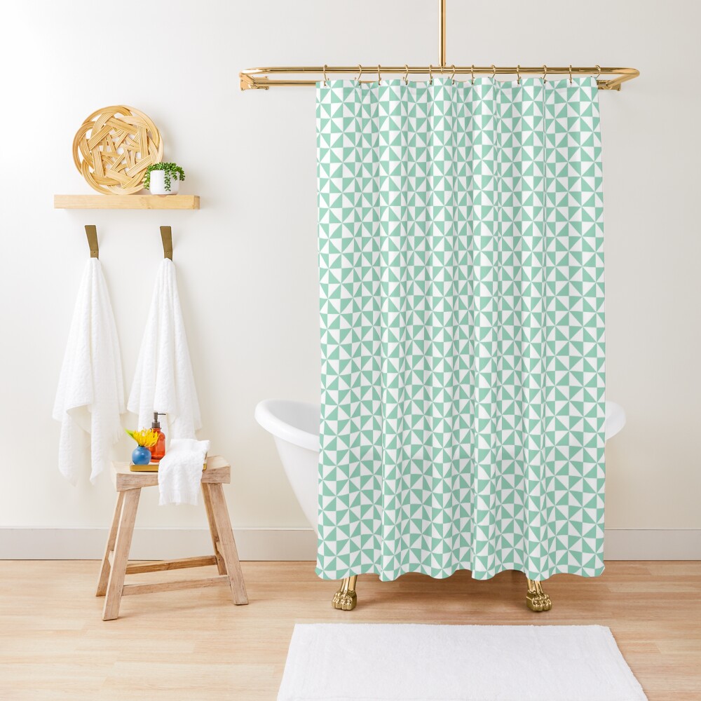 Item preview, Shower Curtain designed and sold by pattern-archive.