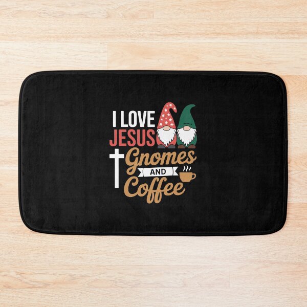 Item preview, I loves Jesus gnomes and coffee designed and sold by jkrphoto.