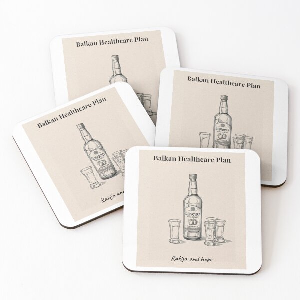 Item preview, Balkan Healthcare Plan Funny Wall Art |  Rakija and Hope |  Balkan Humor Print |  Eastern European Decor designed and sold by Mastalina99.