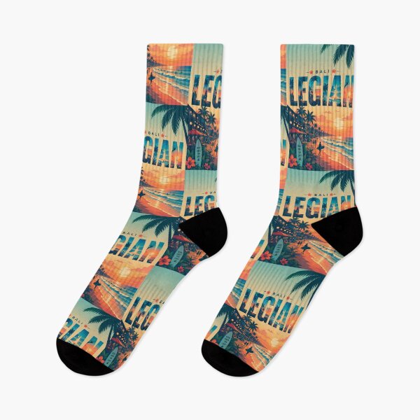 Item preview, Bali Legian Sunset Coast with Kuta Shoreline and Indian Ocean Vibes designed and sold by StampMyPassport.