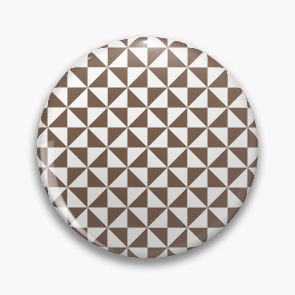 Item preview, White And Mocha Pinwheel Pattern designed and sold by pattern-archive.