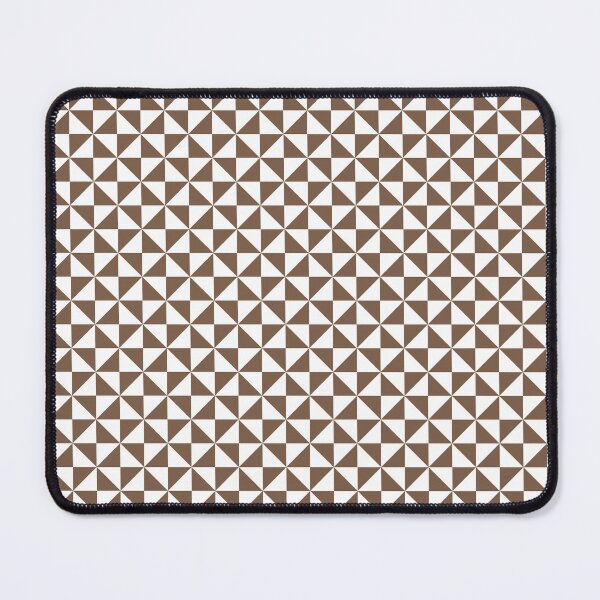 Item preview, White And Mocha Pinwheel Pattern designed and sold by pattern-archive.