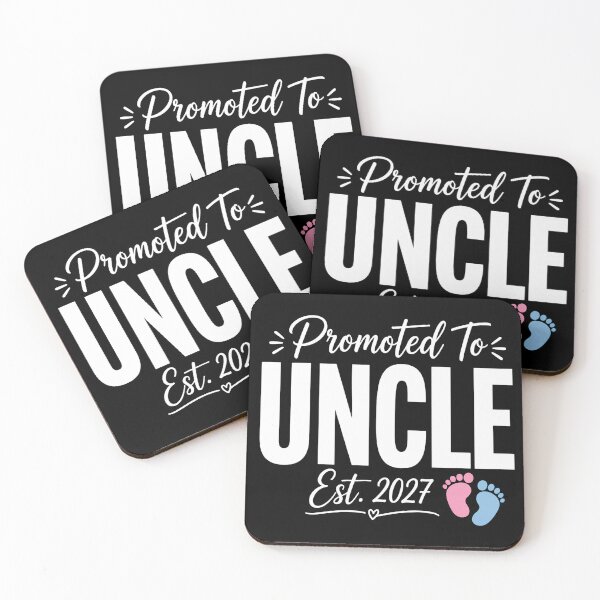 Item preview, Promoted To Uncle Est. 2027 New Uncle Announcement Pregnancy Reveal designed and sold by THREE LITTLE BEANS.
