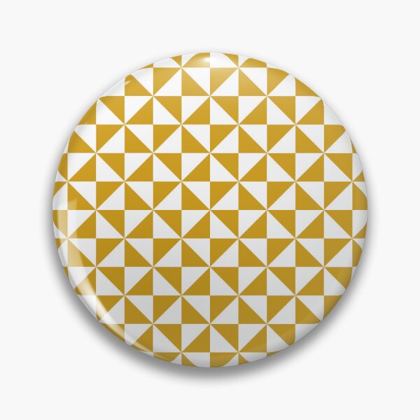 Item preview, White And Mustard Pinwheel Pattern designed and sold by pattern-archive.