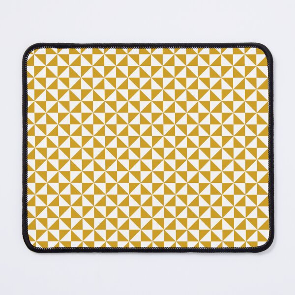 Item preview, White And Mustard Pinwheel Pattern designed and sold by pattern-archive.