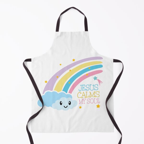 Item preview, Jesus Calms My Soul – Christian Pastel Rainbow designed and sold by Verse & Vibes.