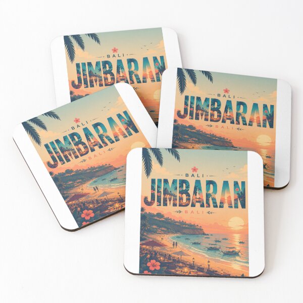 Item preview, Bali Jimbaran Bay Evening Coast with Sunset Shoreline and Ocean Views designed and sold by StampMyPassport.