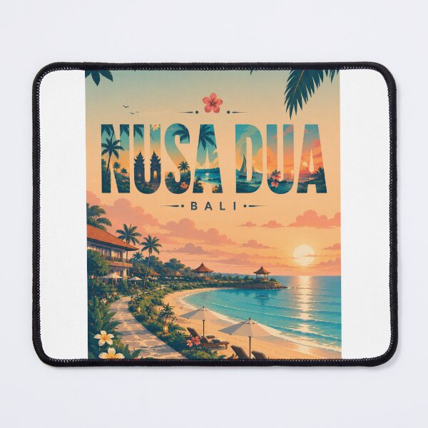 Item preview, Bali Nusa Dua Tropical Shoreline with Peninsula Coast and Ocean Views designed and sold by StampMyPassport.