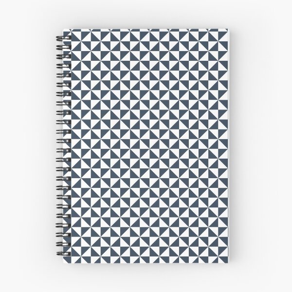 Item preview, White And Navy Pinwheel Pattern designed and sold by pattern-archive.