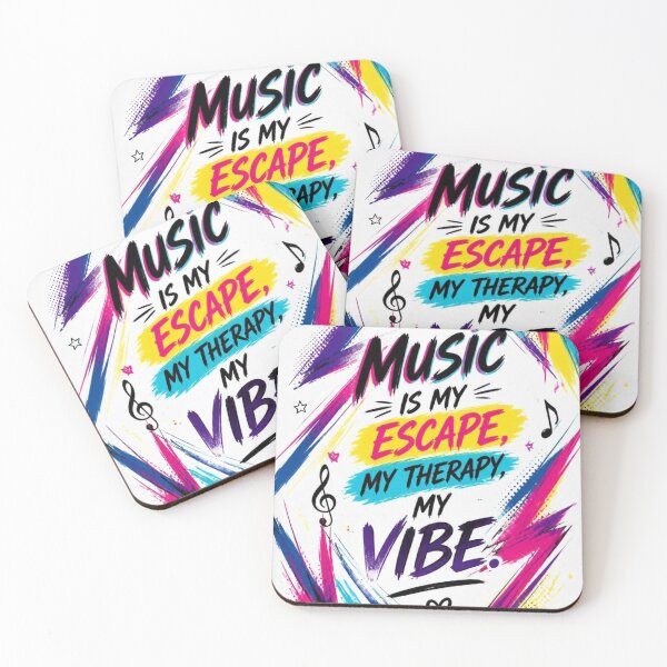 Item preview, Music Is My Escape My Therapy My Vibe designed and sold by KUHATLIKHA.