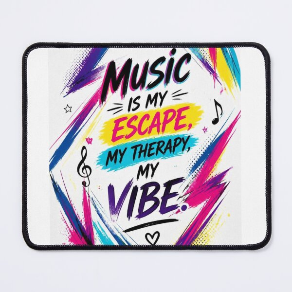 Item preview, Music Is My Escape My Therapy My Vibe designed and sold by KUHATLIKHA.