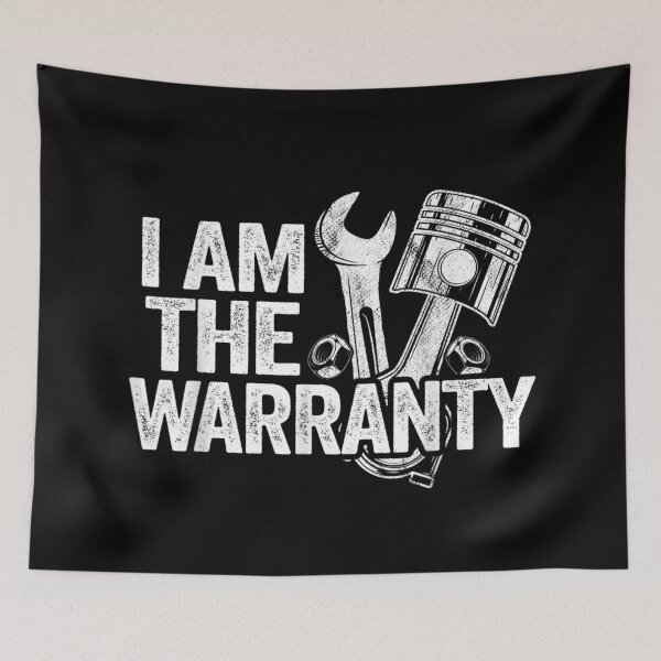 Item preview, I Am The Warranty Funny Mechanic Car Enthusiast Tool Piston Graphic Design designed and sold by AmalnoRoyil.