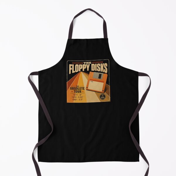 Item preview, The Floppy Disks World Tour Retro Funny Sticker TShirt 01 designed and sold by OuterShellUK.