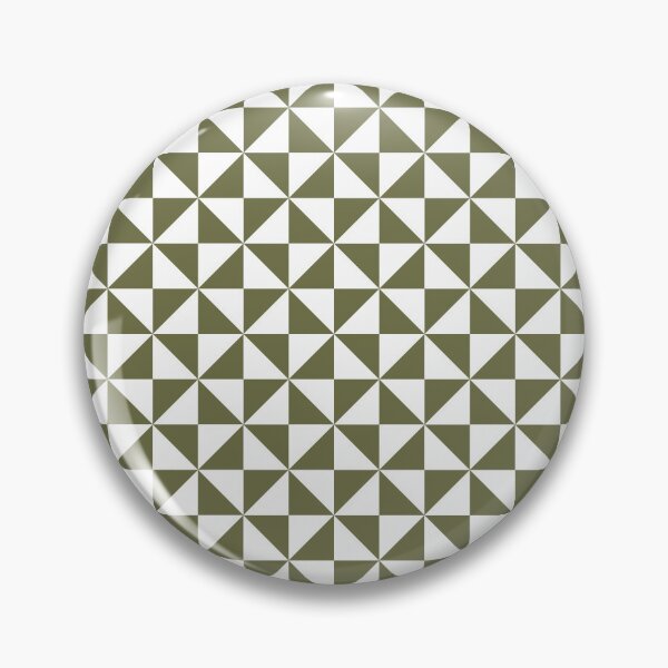 Item preview, White And Olive Pinwheel Pattern designed and sold by pattern-archive.