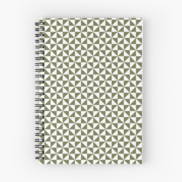 Item preview, White And Olive Pinwheel Pattern designed and sold by pattern-archive.