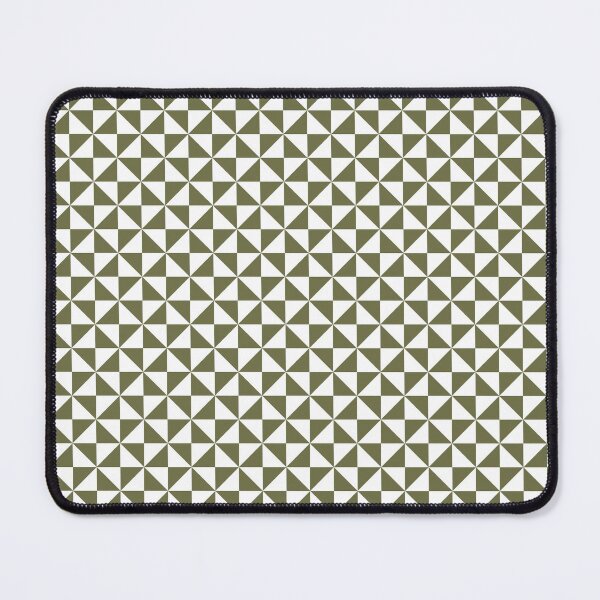 Item preview, White And Olive Pinwheel Pattern designed and sold by pattern-archive.
