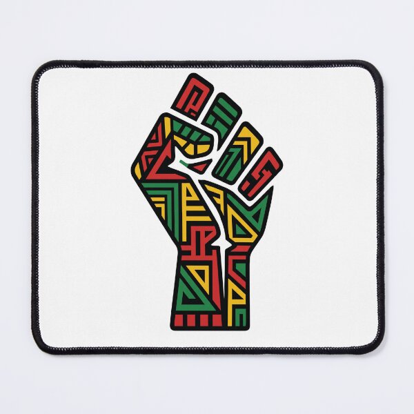 Item preview, Geometric Power Fist Pan African Juneteenth Pride designed and sold by TeNovaStudio.