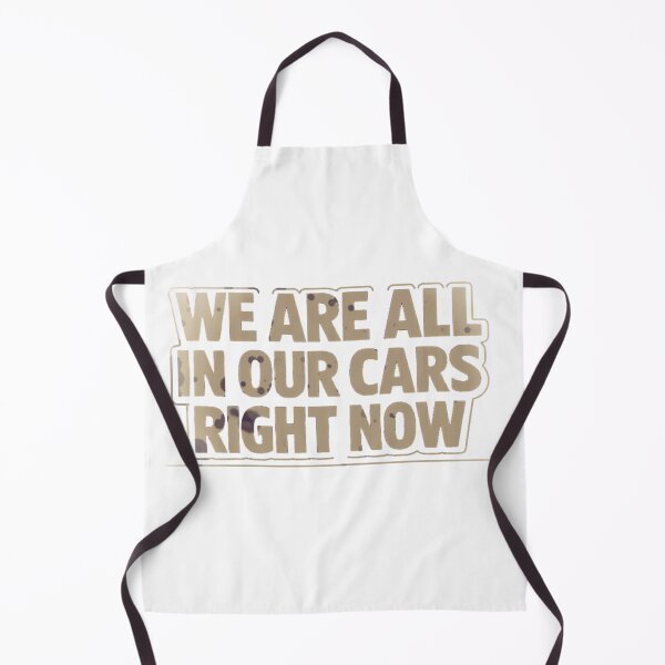 Item preview, We Are All In Our Cars Right Now Distressed Retro Typography T-Shirt designed and sold by MerchlyMike.