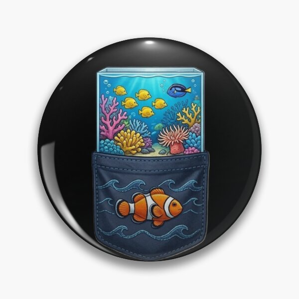Item preview, Fish Tank Pocket. For fish lovers designed and sold by Origaminimal.