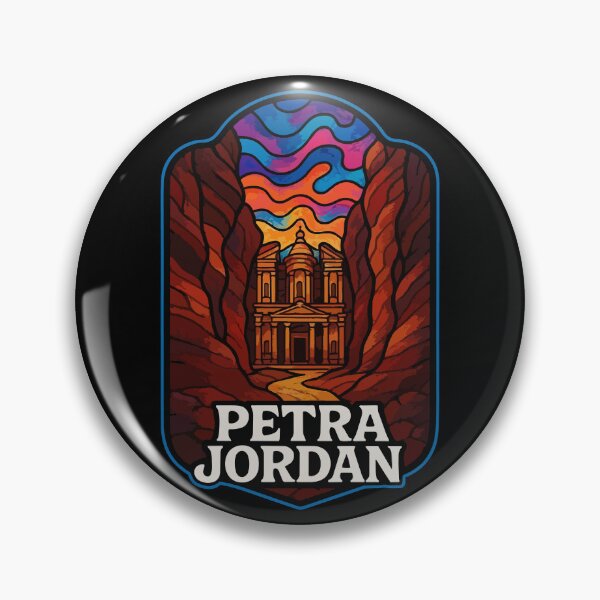 Item preview, Petra Jordan Stained Glass Travel designed and sold by TomFrontierArt.