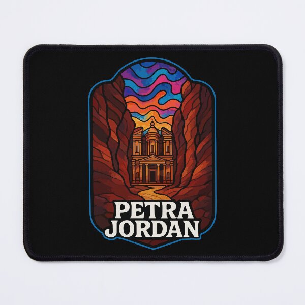 Item preview, Petra Jordan Stained Glass Travel designed and sold by TomFrontierArt.