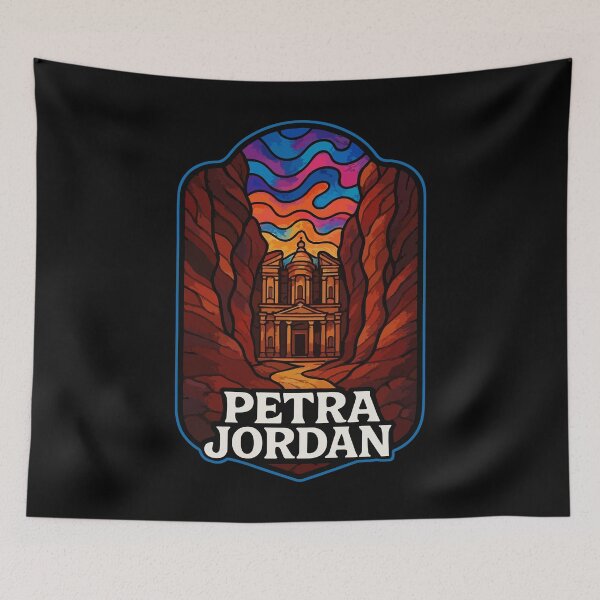 Item preview, Petra Jordan Stained Glass Travel designed and sold by TomFrontierArt.