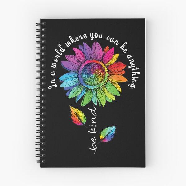 Item preview, Rainbow Sunflower Be Kind Motivational Mental Health Awareness Watercolor Flower Design designed and sold by AmalnoRoyil.