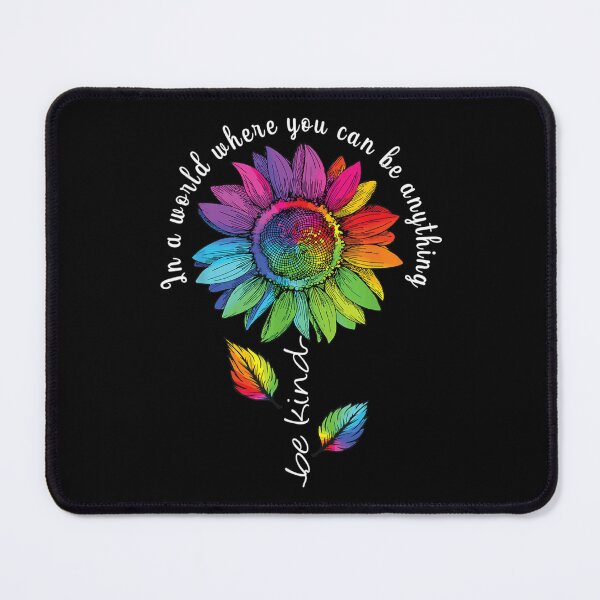 Item preview, Rainbow Sunflower Be Kind Motivational Mental Health Awareness Watercolor Flower Design designed and sold by AmalnoRoyil.